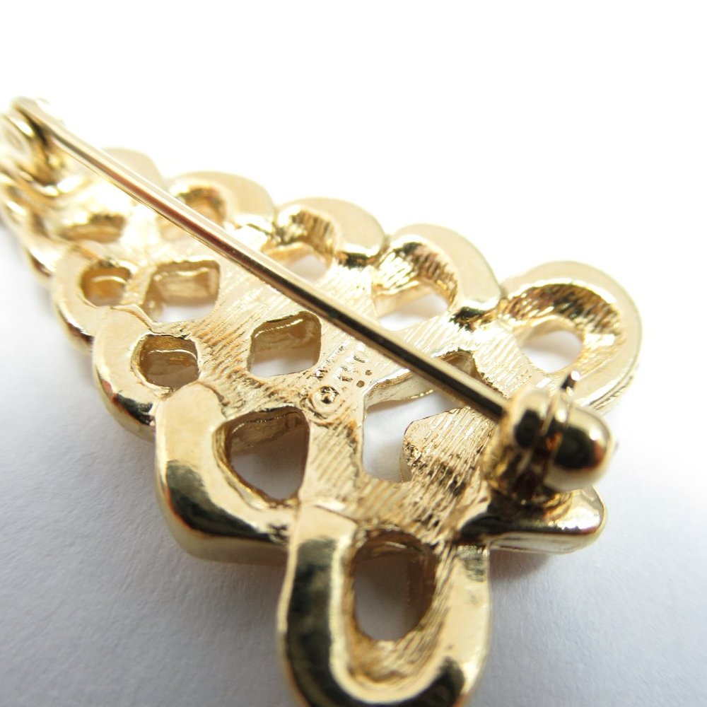 Avon Ribbon tree Brooch - Picture 5 of 10